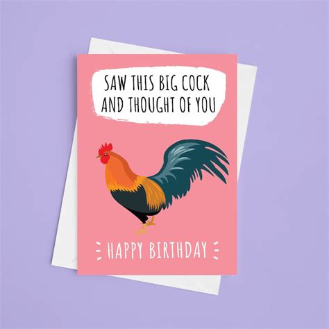 big cock birthday card a5 funny birthday card rude birthday card for her rude birthday card for