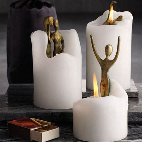 Spirit Candles Hide Bronze Sculptures Inside Creative Candles