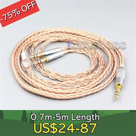 16 Core 99 7n Occ Earphone Cable For Hifiman Sundara Ananda He1000se V2