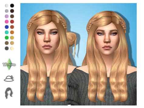 Sims 4 Maxis Match Hair Hannah Hair The Sims Book Vrogue