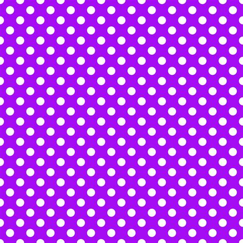 White Polka Dots Pattern On A Purple Background Royalty Free Stock