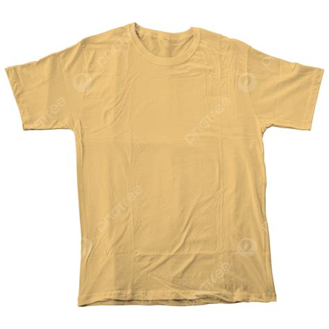 Plain T Shirt Png Picture Plain Yellow Short Sleeve T Shirt Kaos Polos Baju Polos Mockup