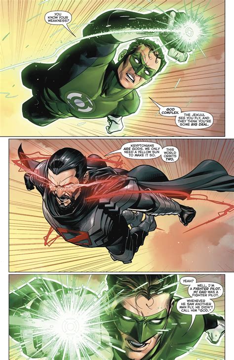 Green Lantern Hal Jordan Vs General Zod Rebirth Comicnewbies