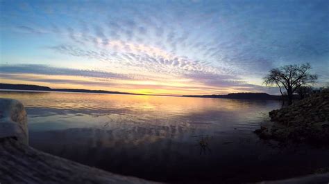 Gopro Time Lapse Sunrise On Lake Pepin Lake City Minnesota Youtube