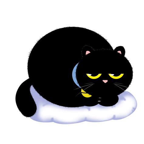 Black Cat Cartoon Characters Design 20027057 Png