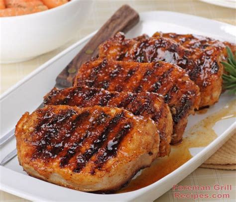 Many grocery stores butterfly the center cut which is great for grilling or stuffing with your favorite mixture for your own pork loin. Easy Honey Glazed Pork Chops | Easy pork chop recipes ...