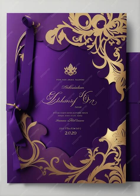 premium ai image elegant invitation card royal design