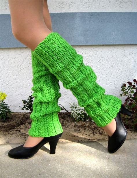 Funky Lime Green 80's Style Crocheted by vintagelookcreations, $19.95