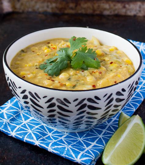 Finally, instead of making sweet corn paste you can use canned creamed corn to make sweet corn soup recipe tastier. Vegan Creamy Corn Chowder {VIDEO} - Sweet Potato Soul by ...