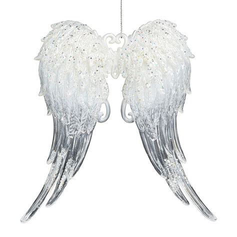 Acrylic Angel Wings Hanging Ornament 13cm Hanging Ornaments Angel