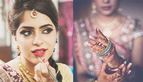 15 Beautiful Shots Of Indian Brides Getting Ready For Their Wedding Weding Wedding Bride