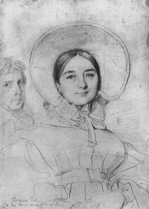 Jean Auguste Dominique Ingres Inspirational Artwork Portrait Drawing