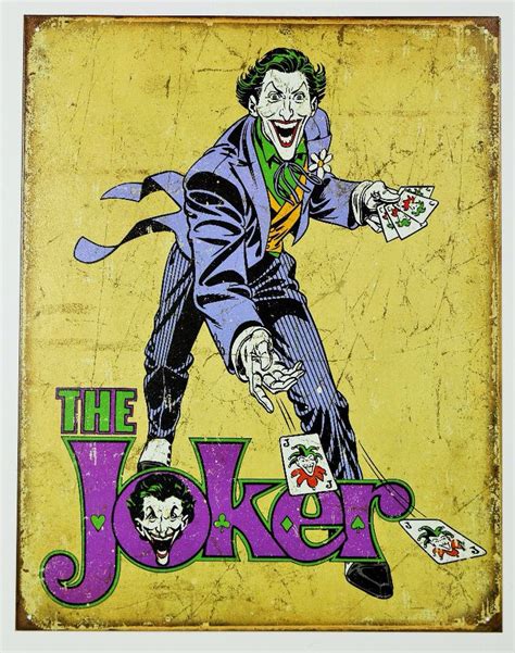 Old School Joker Joker Book Wall Art Joker Dc Comics