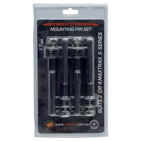 Maxtrax Xtreme 17mm Mounting Pin Kit Razed Products