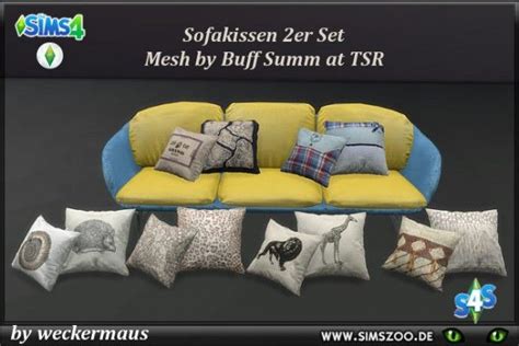 Blackys Sims 4 Zoo Decorative Pillow R By Weckermaus • Sims 4
