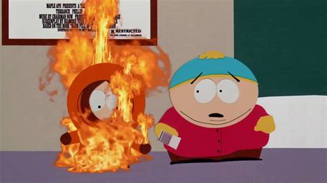 Image Kenny Mccormick Accidently Setting Himself On Fire After