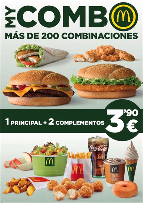 My Combo menú McDonalds al gusto Campañas Control Publicidad