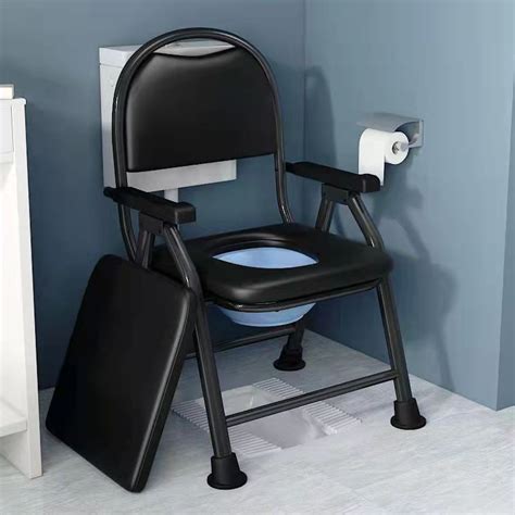 Cushionselderly Toilet Mobile Toilet Foldable Patient Pregnant Woman Toilet Stool Elderly Home