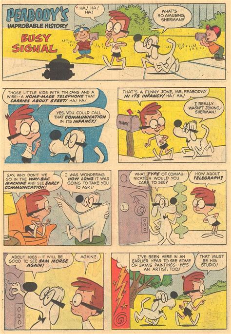 Peabodys Improbable History Comic Classic Disney Characters Cartoon
