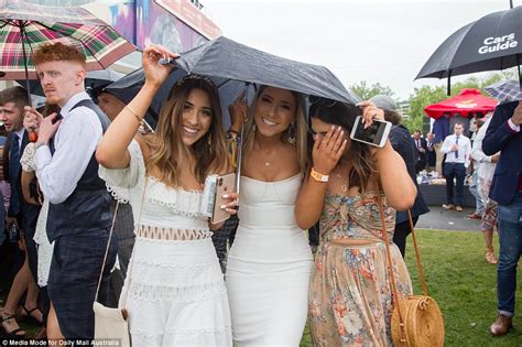 Glammed Up Racegoers At Caulfield Cup Kick Their Heels Off As They Party Into The Night Daily