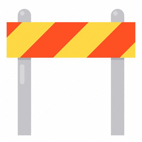 Barrier Blocked Construction Safety Icon Download On Iconfinder
