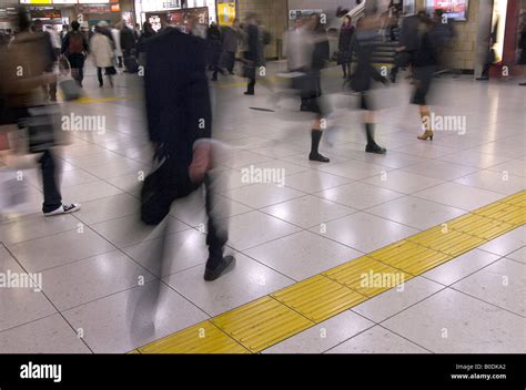 Rush Hour Tokyo Station Japan Stock Photo Alamy