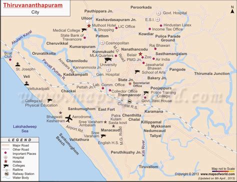 Welcome to our channel only in india. Thiruvananthapuram Map | Map of Thiruvananthapuram City, Kerala