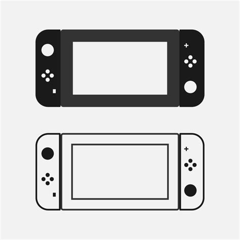 Nintendo Switch Console Vector Illustration Vector Switch 14721763