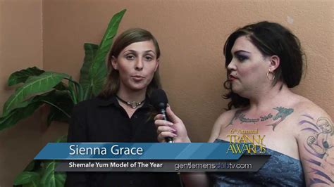 Sienna Grace Wins Shemale Yum Model Of The Year Award Youtube