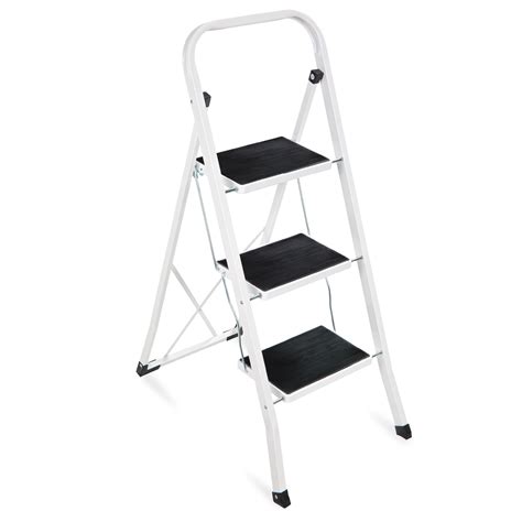 Buy Best Choice Products 3 Step Steel Ladder Folding Portable Step