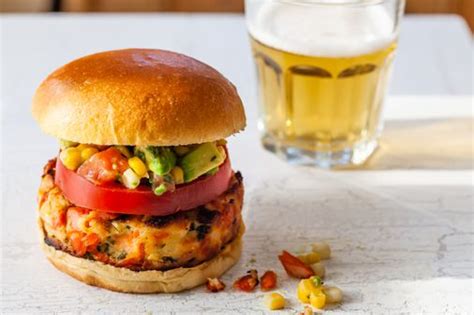 Recipe Salmon Burgers In Buns With Corn Salsa Are The Ultimate Fish