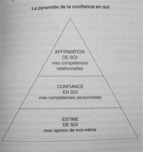 Frédéric Fanget La Pyramide De La Confiance En Soi Estime De Soi