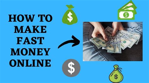 How To Make Fast Money Online Youtube