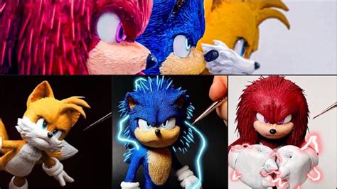 Create Sonic Tails Knuckles Collection With Clay Sonic The