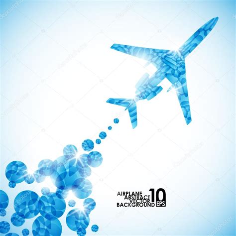 Airplane Vector Abstract Background Premium Vector In Adobe