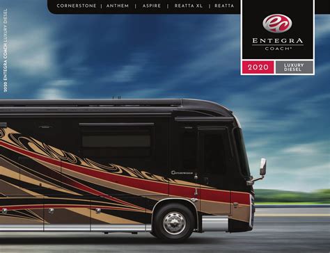 2020 Entegra Coach Luxury Diesel Brochure Download Rv Brochures