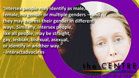 Intersex Awareness Campaign As Part Of Our 40yearsonyourside By