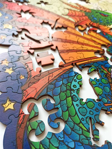 Wooden Jigsaw Puzzles Best Gift Adult Puzzle Laser Cut | Etsy