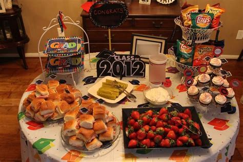 Some involve the types of food you choose to serve, while others involve how you get them. graduation party food ideas | graduation party menu More ...