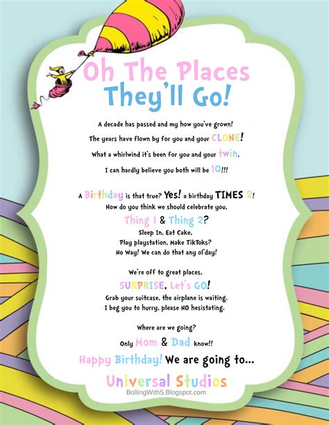 Bolling With 5 Oh The Places Theyll Go Trip Reveal