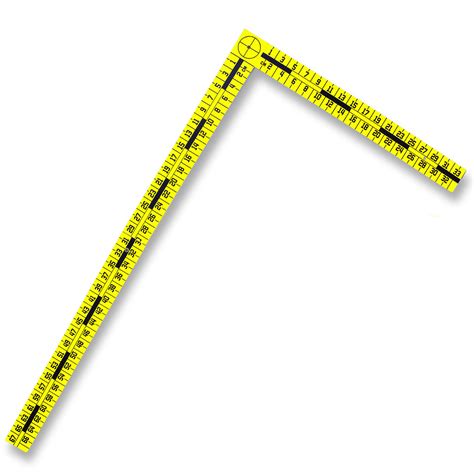 Metric 2 Sided Folding Angle And Ruler 33cm X 67cm Angle