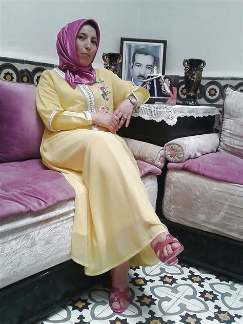 Moroccan Milf Mature Teen Hijab Turbanli Photo