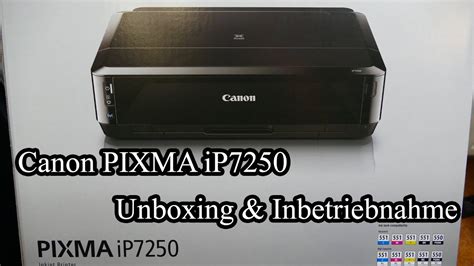 Anleitungen und benutzerhandbücher für canon pixma mx525. Canon PIXMA iP7250 Unboxing & Inbetriebnahme - YouTube