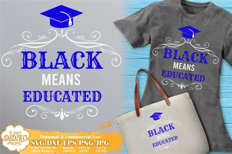 Black Woman Graduation Svg Educated Afro Svg Sorority Png