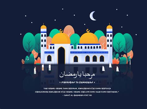 40 Populer Marhaban Ya Ramadhan Cartoon Desain Spanduk