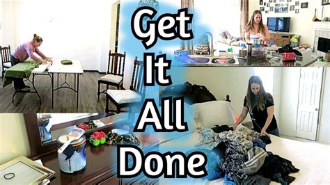 Get It All Donecleaning Motivationclean With Me Youtube