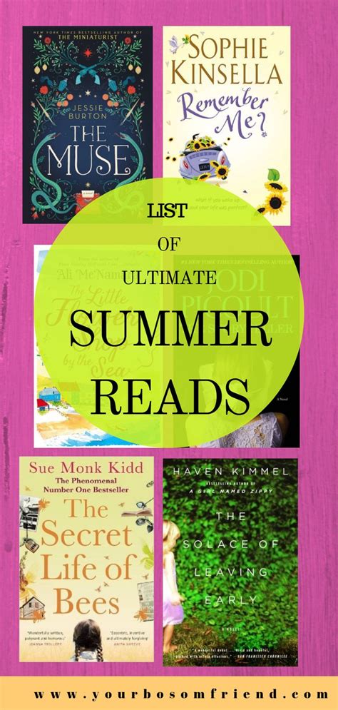 12 Best Summer Reads Best Holiday Reads 2020 The Creative Muggle