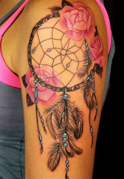 50 Beautiful Dream Catcher Tattoo Designs For Women Inspirational