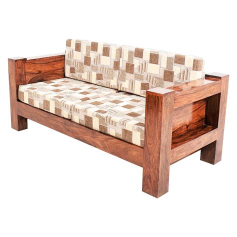Buy Solid Wood Sheesham Siramika Sofa Ste Made With Solid Sheesham Wood