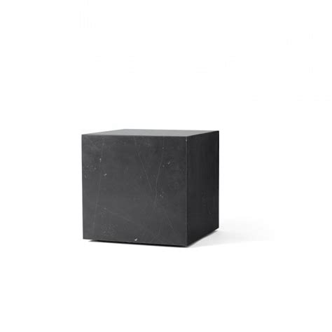Buy Menu Plinth Cubic Nero Marquina Marble Black By Design